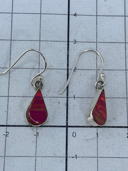 Aretes de plata 950 con Quinto visible en el engaste de la piedra