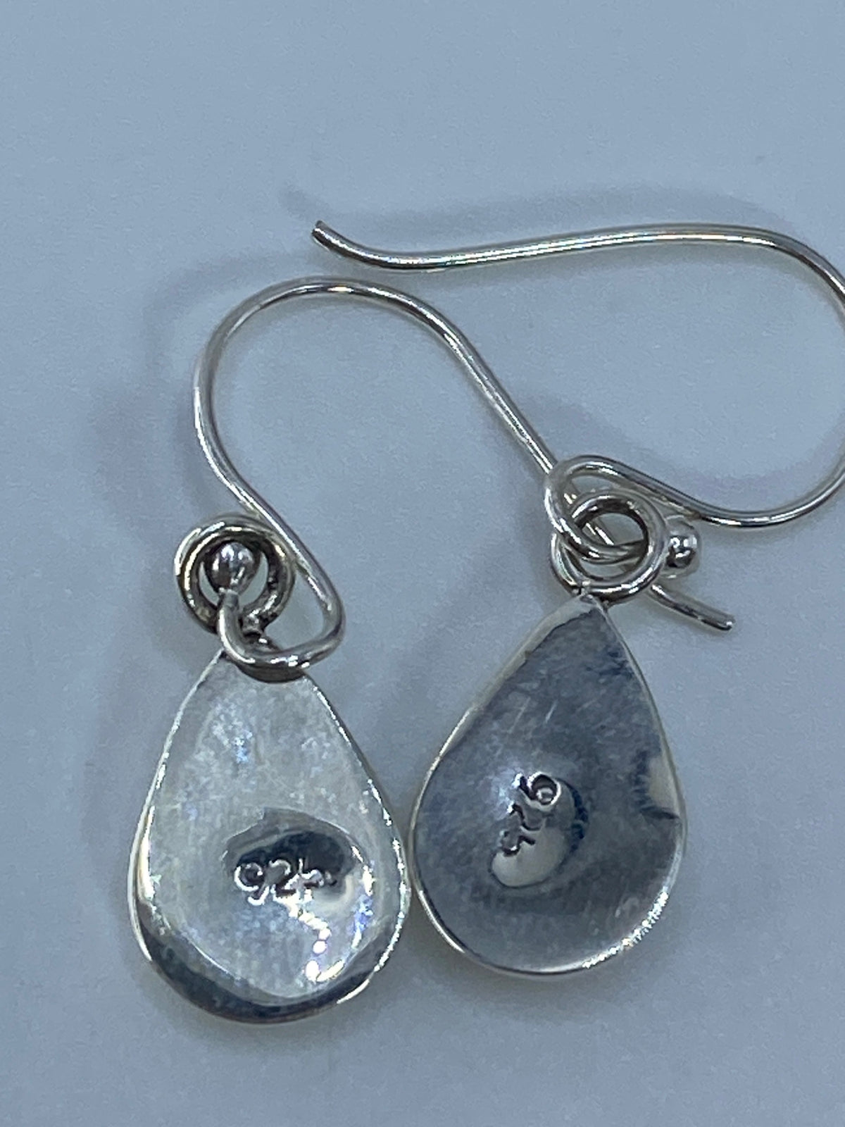 Aretes de Plata con Ópalo de Fuego Rosa — Taxco 925 — foto 5
