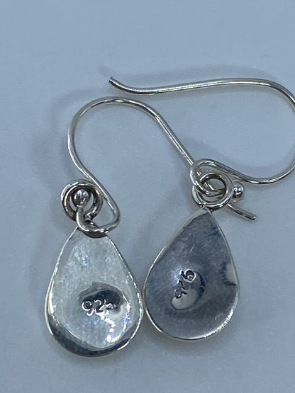 Aretes de Plata con Ópalo de Fuego Rosa — Taxco 925 — foto 5
