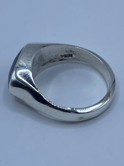 Anillo de Plata 950 con Ónix Negro — Taxco — foto 5