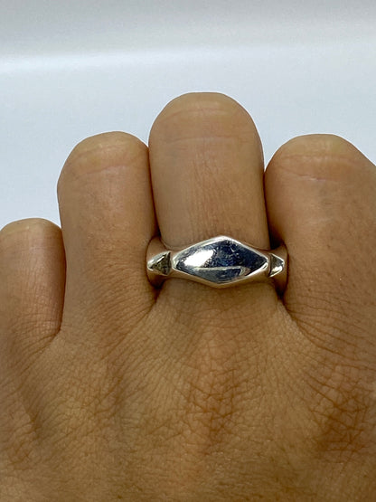 Anillo de Plata Repujado Geométrico — Taxco 925 — foto 6