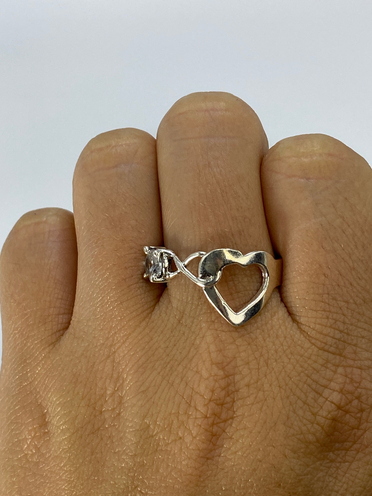 Anillo Corazón de Plata 925 con Circonia — Taxco — foto 6
