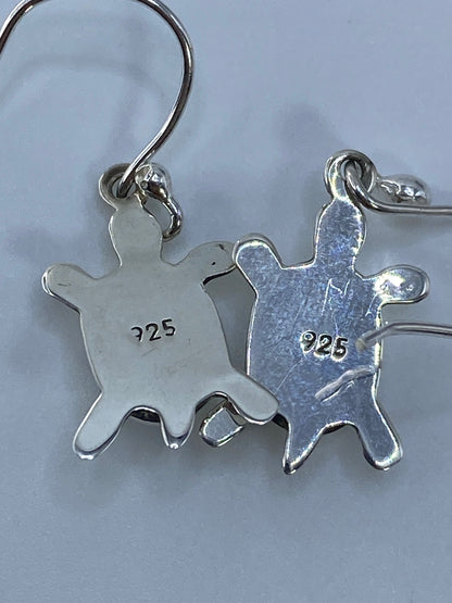 Aretes de Plata Tortuga con Ópalo de Fuego Verde — Taxco 925 — foto 5