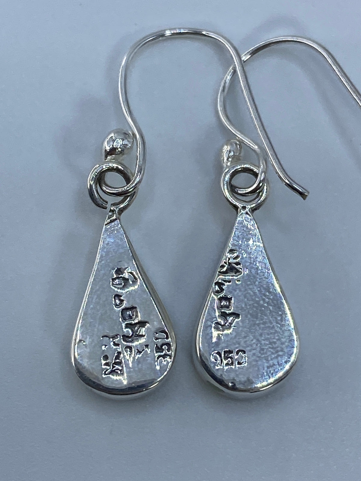 Aretes de Plata con Ópalo de Fuego Verde — Taxco 950 — foto 5