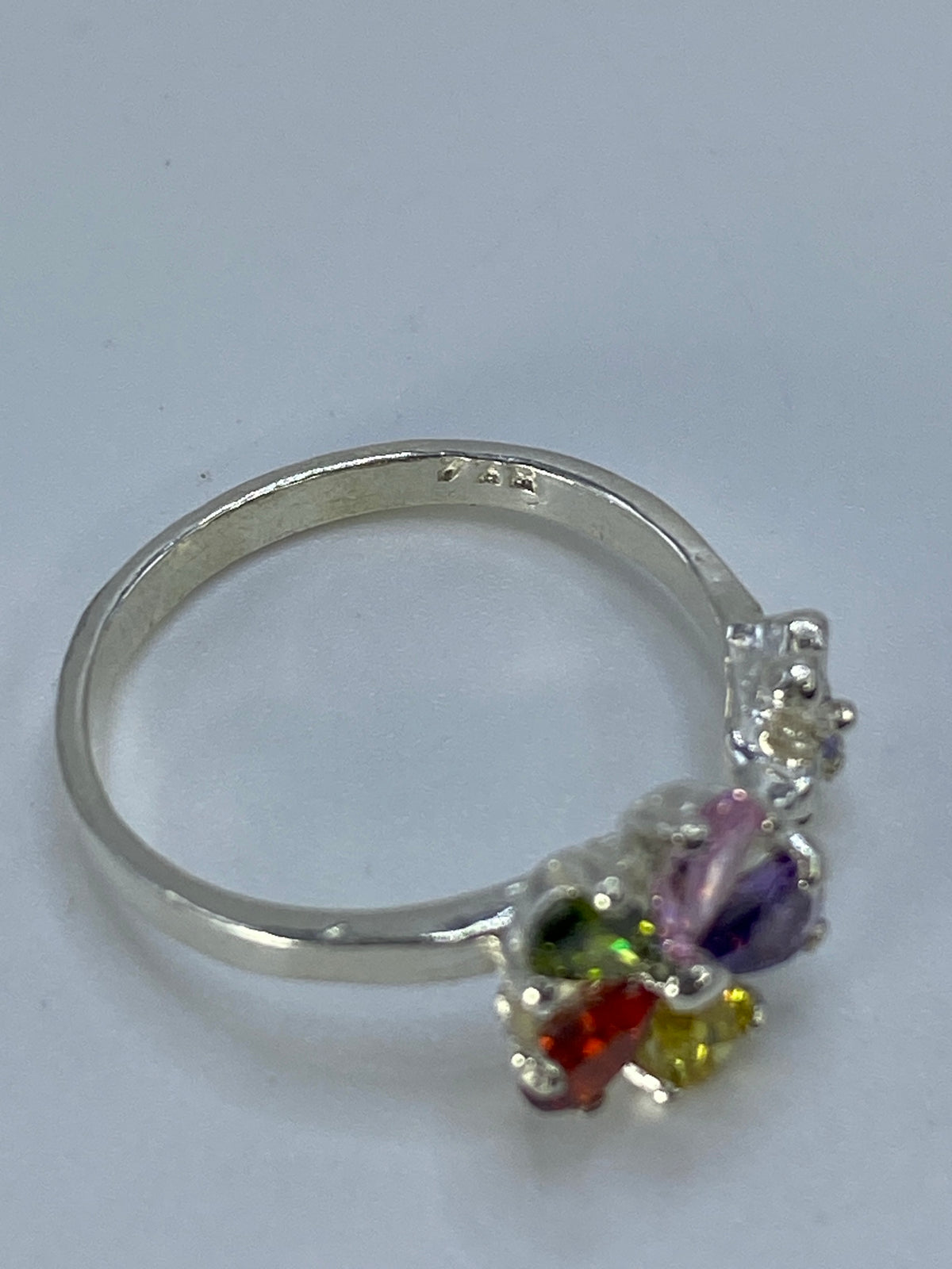 Anillo de Plata Floral con Circonia — Taxco 925 — foto 5