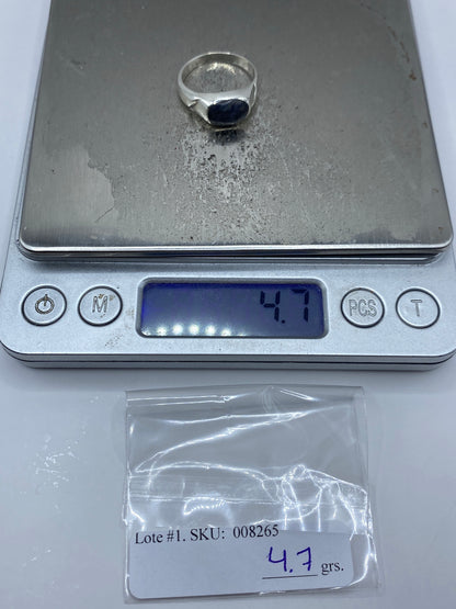 Anillo de Plata con Lapislázuli Azul — Taxco 925 — foto 7