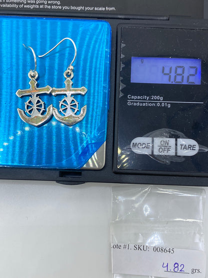 Aretes de Plata 950 con Opalo de Fuego — Taxco — foto 6