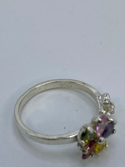 Anillo de Plata con Circonia — Floral Taxco 925 — foto 5