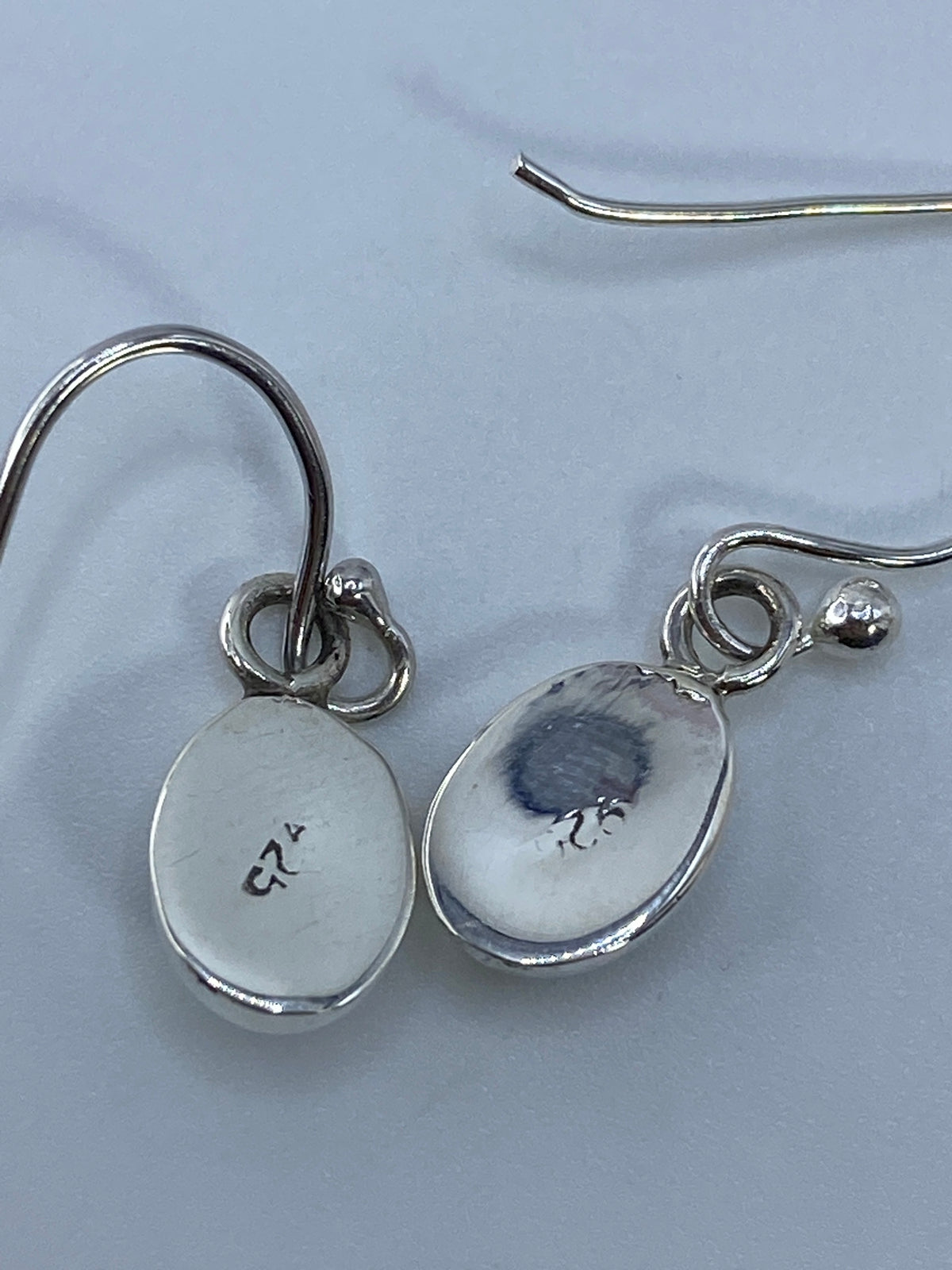 Aretes de Plata Ópalo de Fuego Verde — Taxco 925 — foto 5