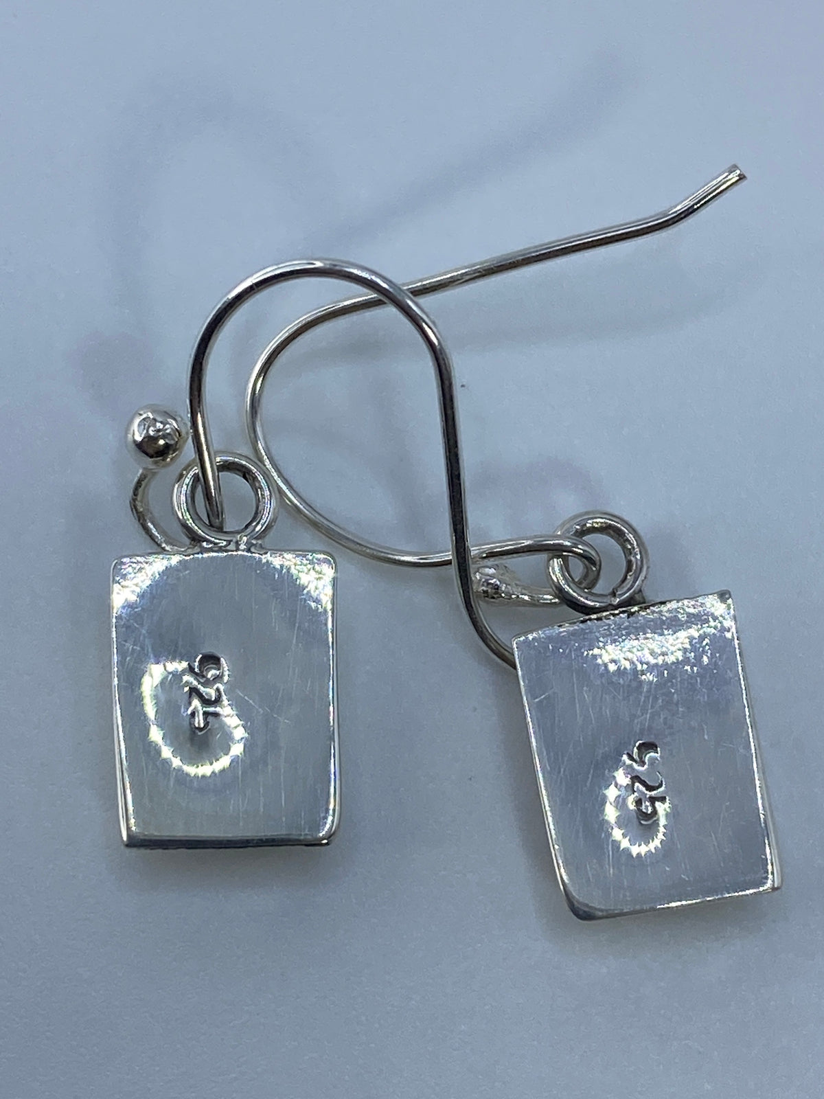 Aretes de Plata Ópalo de Fuego Naranja — Taxco 925 — foto 5