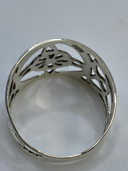 Anillo Nudo de Bruja Calado de Plata 925 — Taxco — foto 5