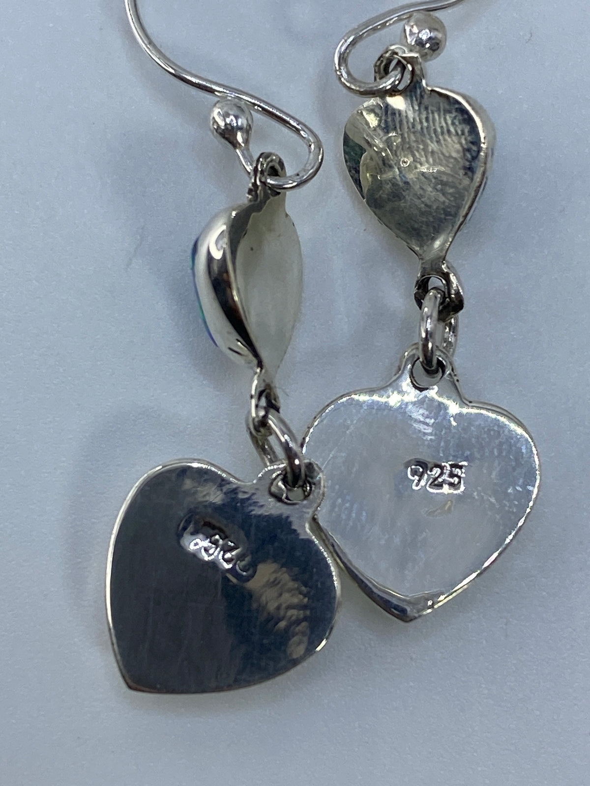 Aretes de Plata con Ópalo de Fuego Verde — Taxco 925 — foto 5