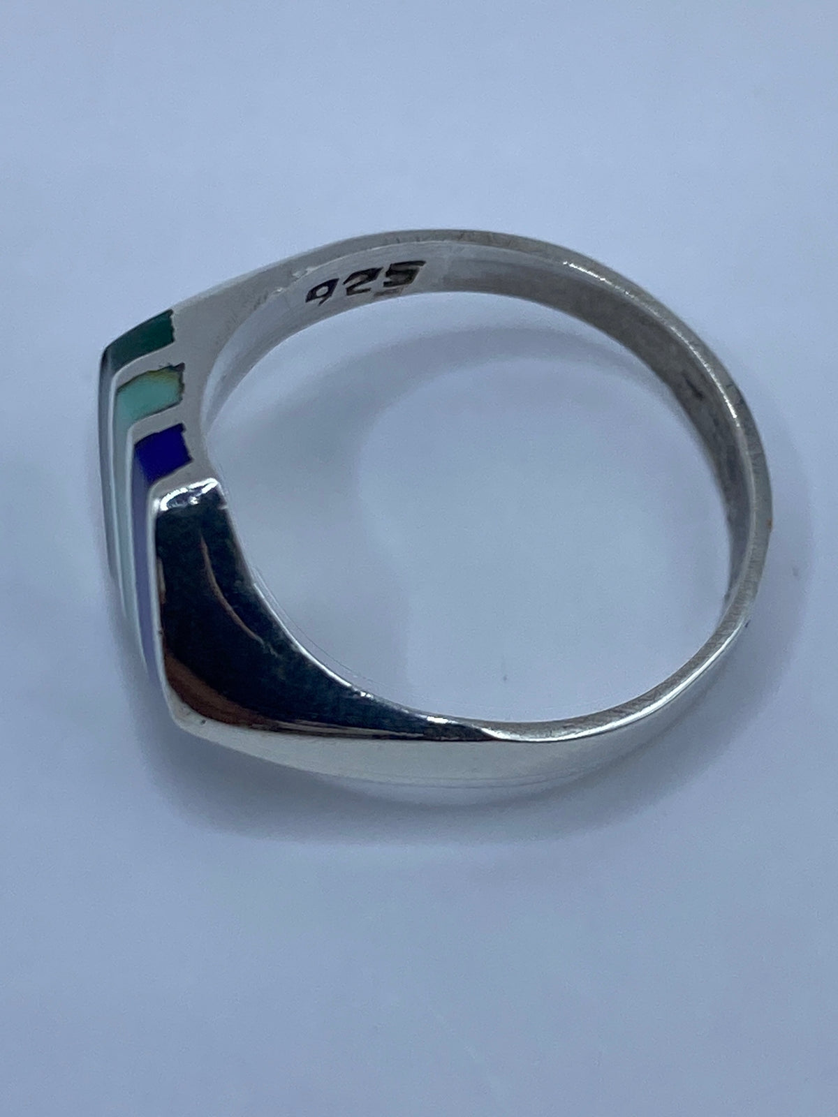 Anillo de Plata 925 Turquesa y Malaquita — Taxco — foto 5