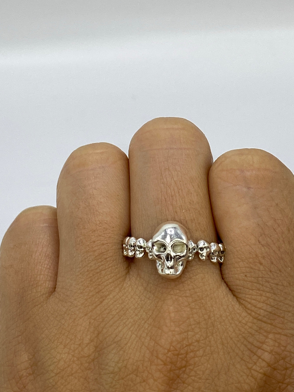 Anillo Calavera de Plata 950 — Taxco — foto 6
