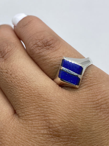 Anillo de Plata con Lapislázuli Azul — Taxco 925 — foto 6