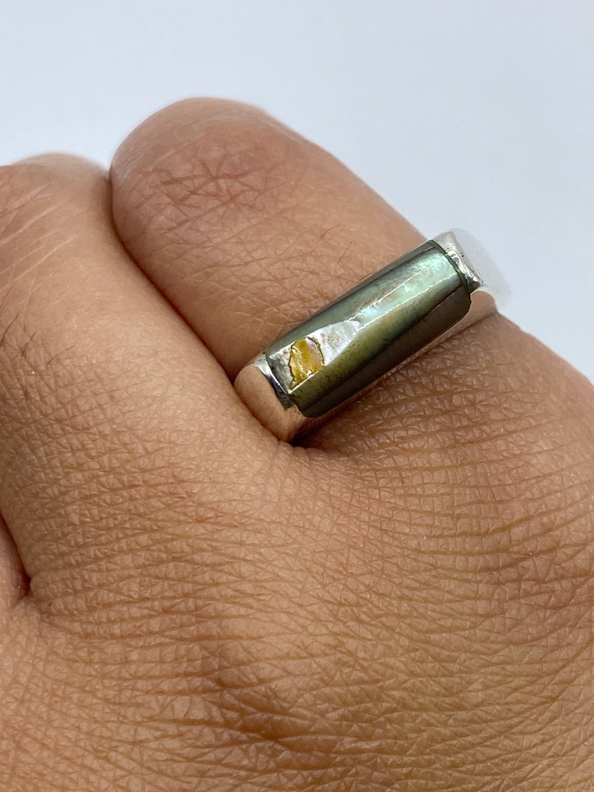 Anillo de Plata con Concha de Abulón — Taxco 925 — foto 6