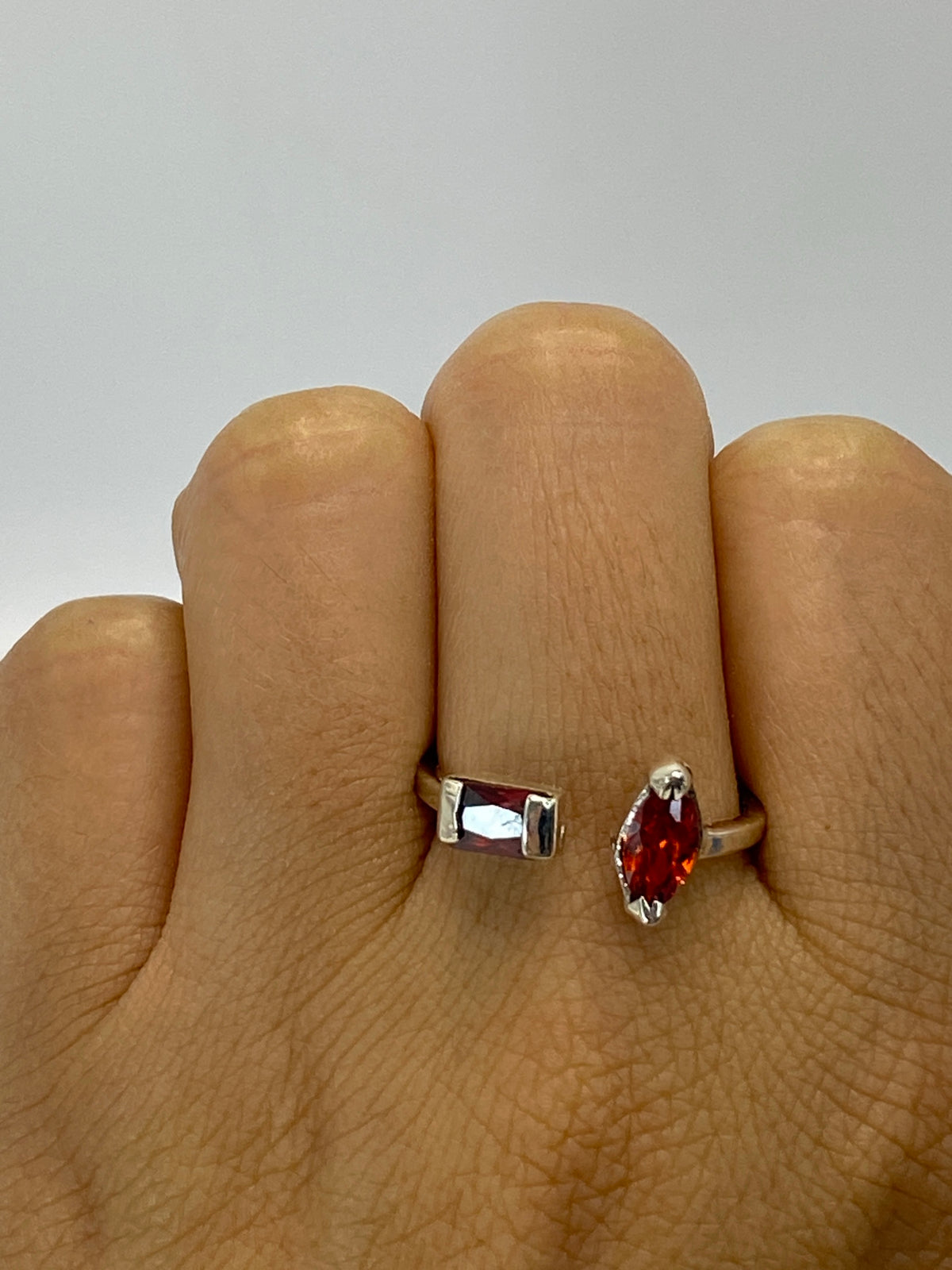 Anillo de Plata 925 con Circonia — Diseño Fundido Taxco — foto 6