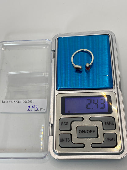 Anillo de Plata 925 con Circonia — Diseño Fundido Taxco — foto 7
