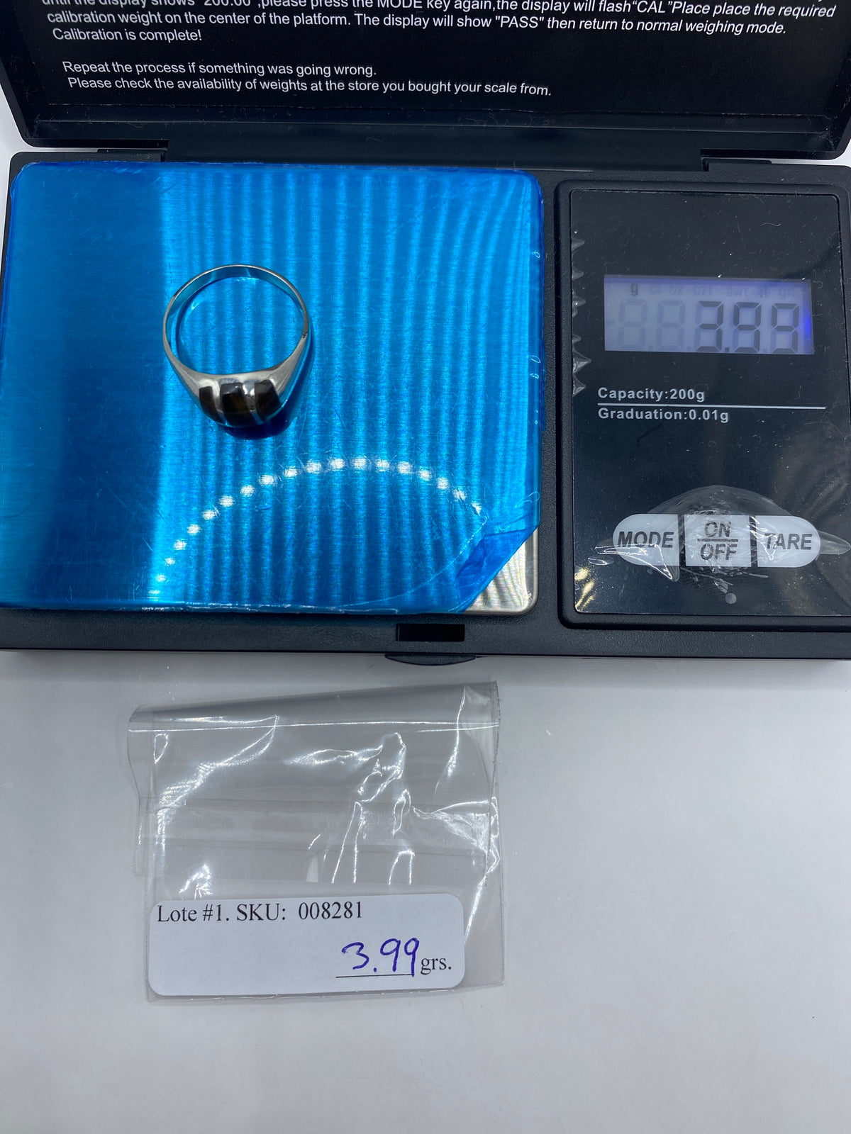 Anillo de Plata con Ojo de Tigre — Taxco 925 — foto 7