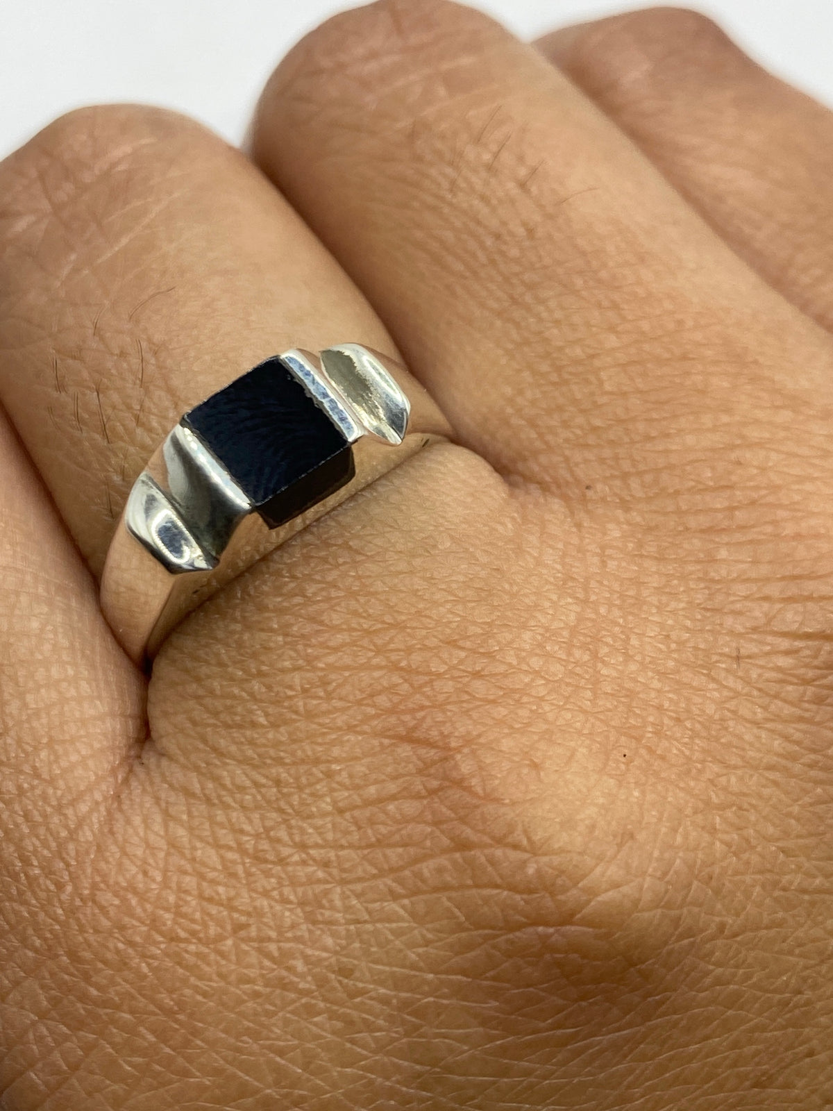 Anillo de Plata Onix Negro — Taxco 925 — foto 6