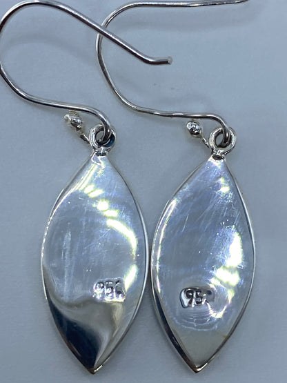 Aretes de Plata con Ópalo de Fuego Verde — Taxco 950 — foto 5