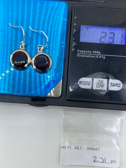 Aretes de Plata con Ópalo de Fuego Multicolor — Taxco 925 — foto 6