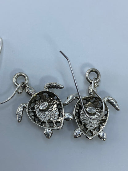Aretes de Plata con Ópalo de Fuego Naranja — Taxco — foto 5
