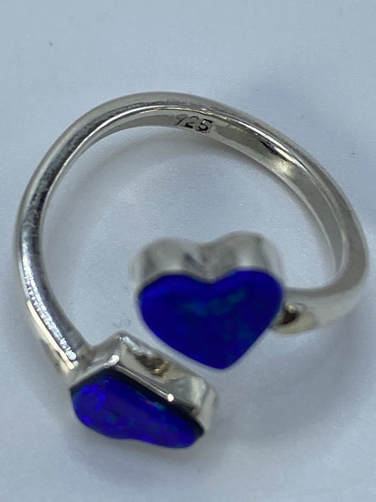 Anillo de Plata Solitario con Circonia Azul — Taxco 925 — foto 5