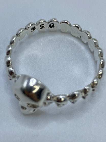 Anillo de Plata Calavera Fundida — Taxco 950 — foto 5