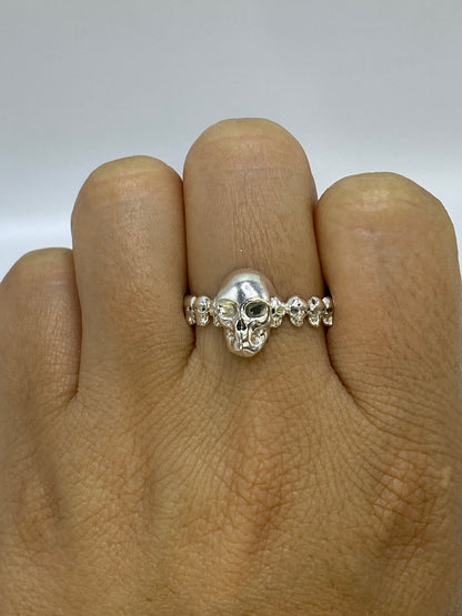 Anillo Calavera de Plata 950 — Taxco — foto 6