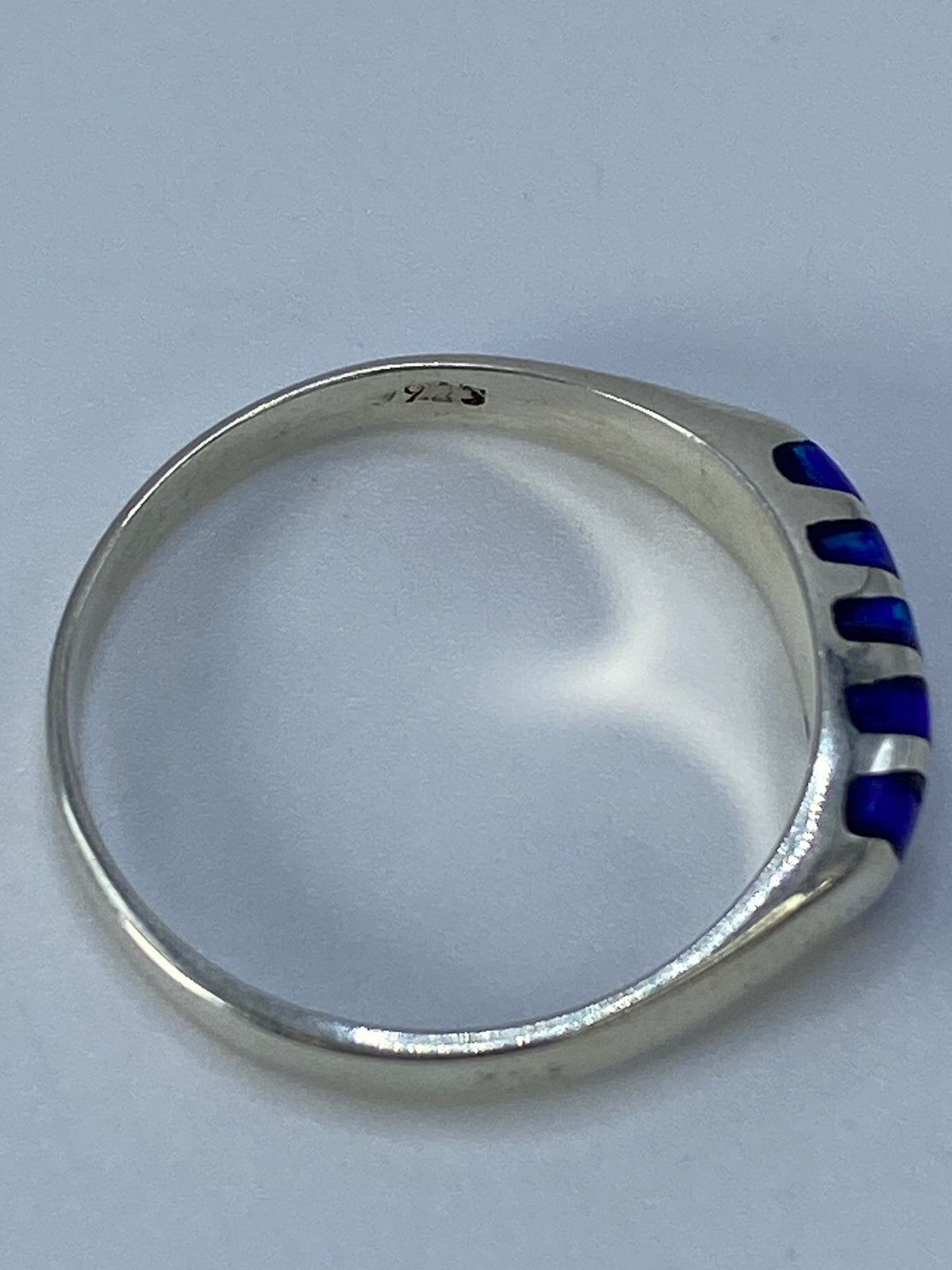Anillo de Plata 925 Ópalo de Fuego Verde Olivo — Taxco — foto 5