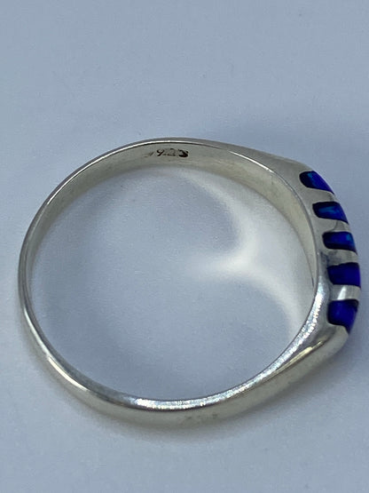 Anillo de Plata 925 Ópalo de Fuego Verde Olivo — Taxco — foto 5