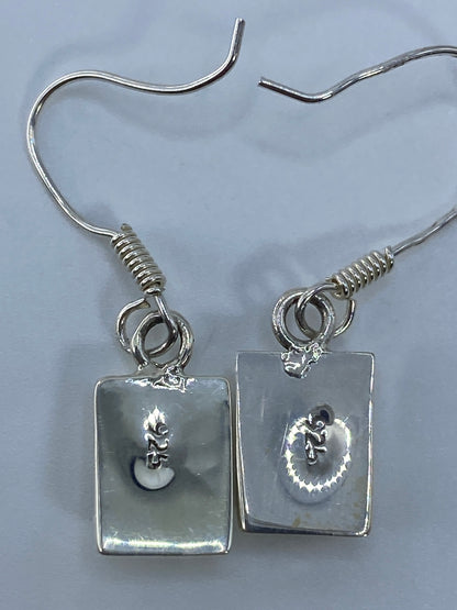Aretes de Plata con Ópalo de Fuego Multicolor — Taxco 925 — foto 5