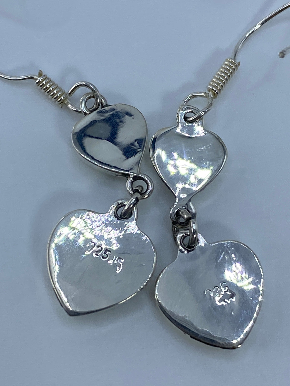 Aretes de Plata Ópalo de Fuego Verde Olivo — Taxco — foto 5