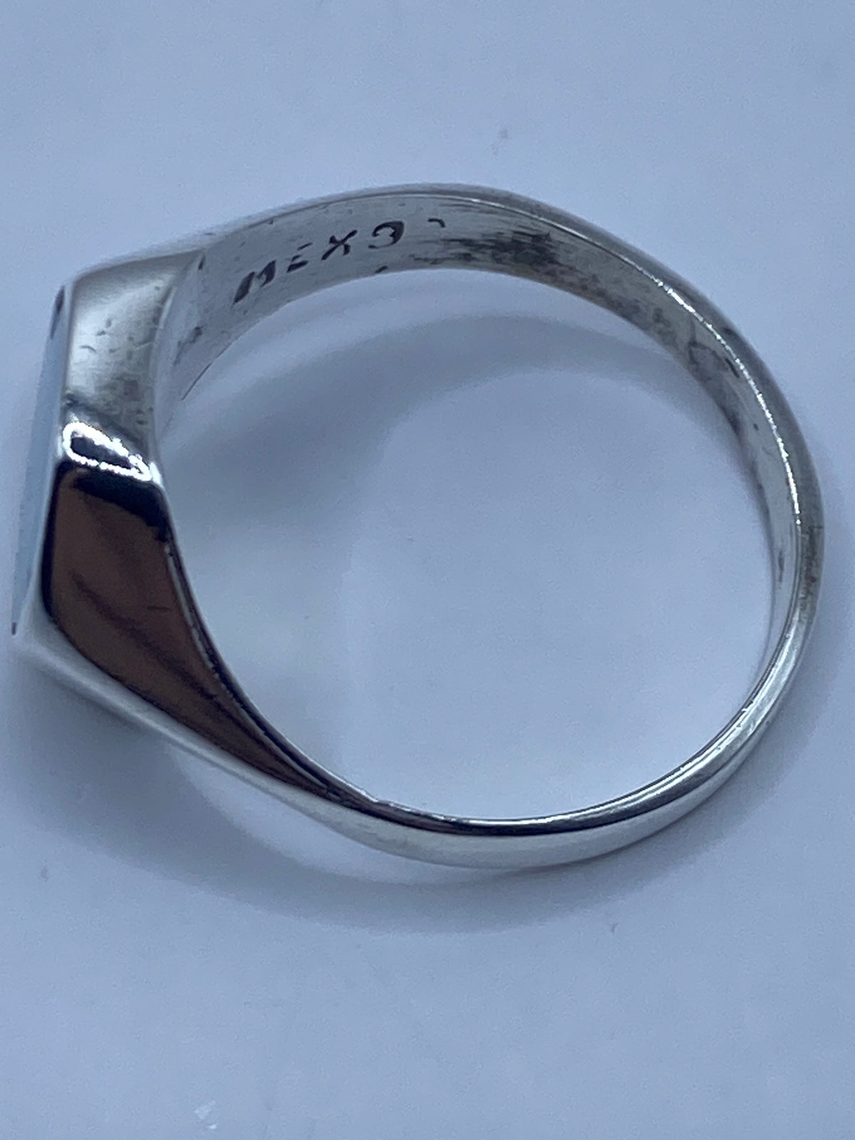 Anillo de Plata 925 con Turquesa Azul Cielo — Taxco — foto 5