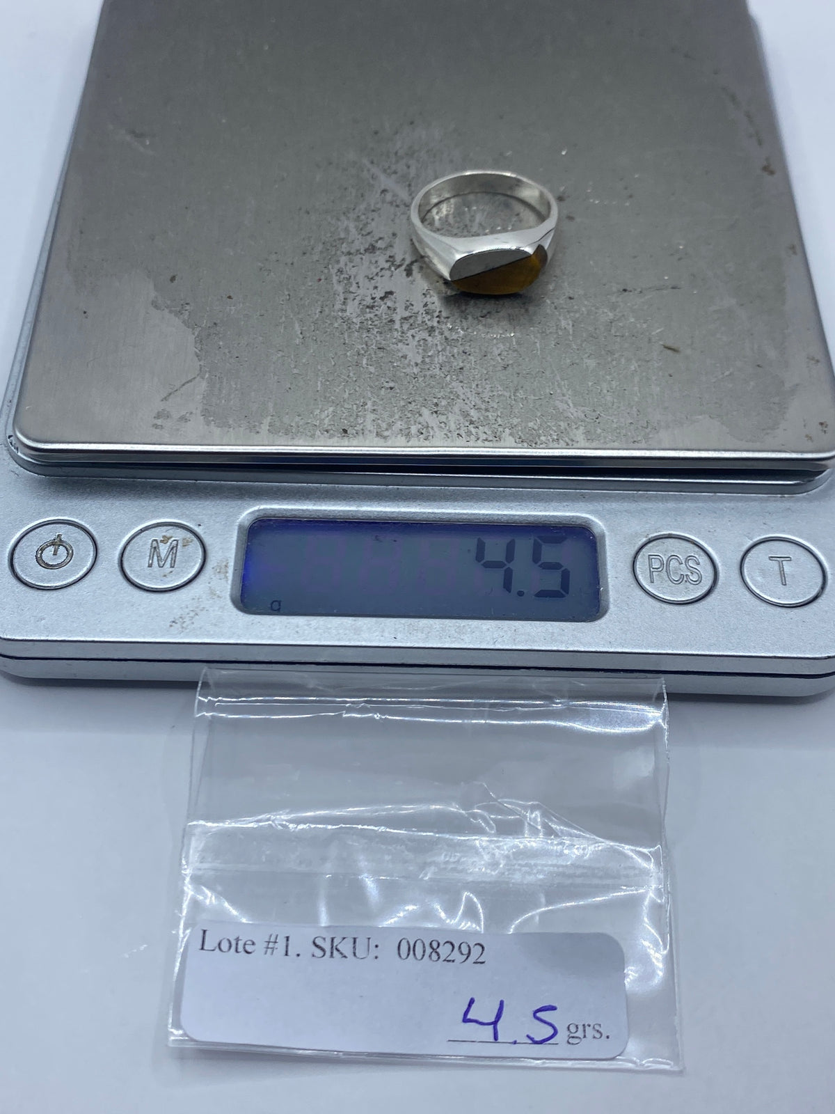 Anillo de Plata Ojo de Tigre — Taxco 925 — foto 7