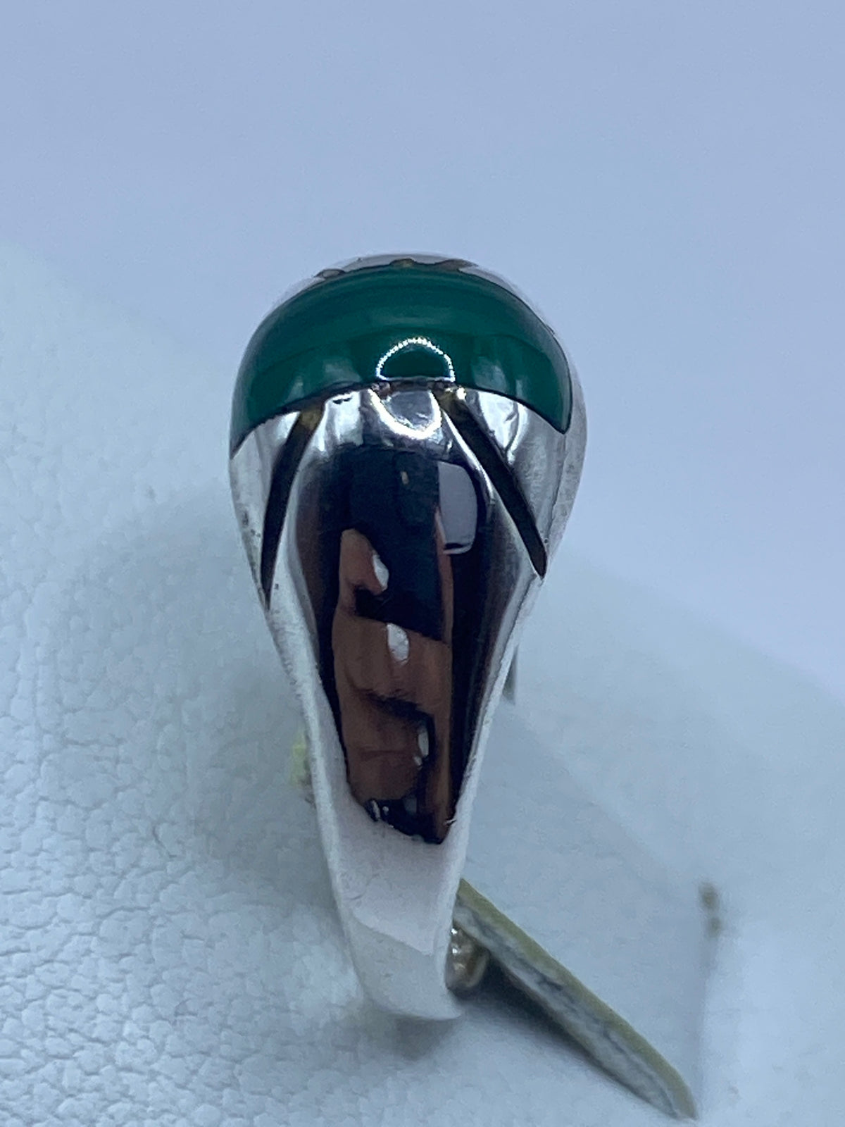Anillo de Plata con Malaquita Verde — Taxco 925 — foto 3