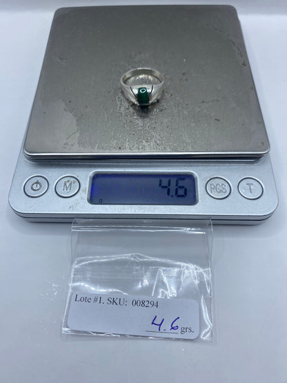Anillo de Plata con Malaquita Verde — Taxco 925 — foto 7