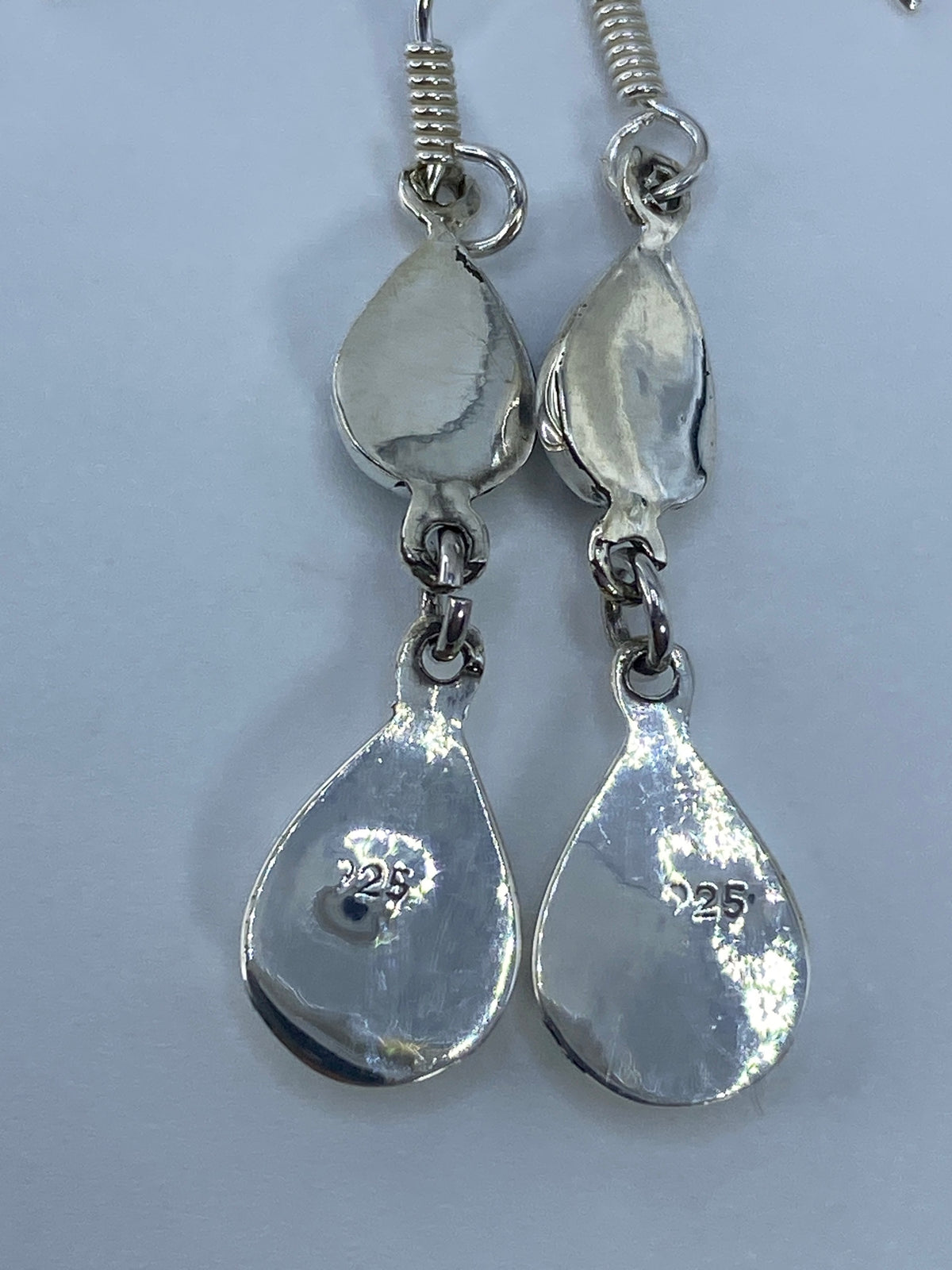 Aretes de Plata con Ópalo de Fuego Verde — Taxco 925 — foto 5