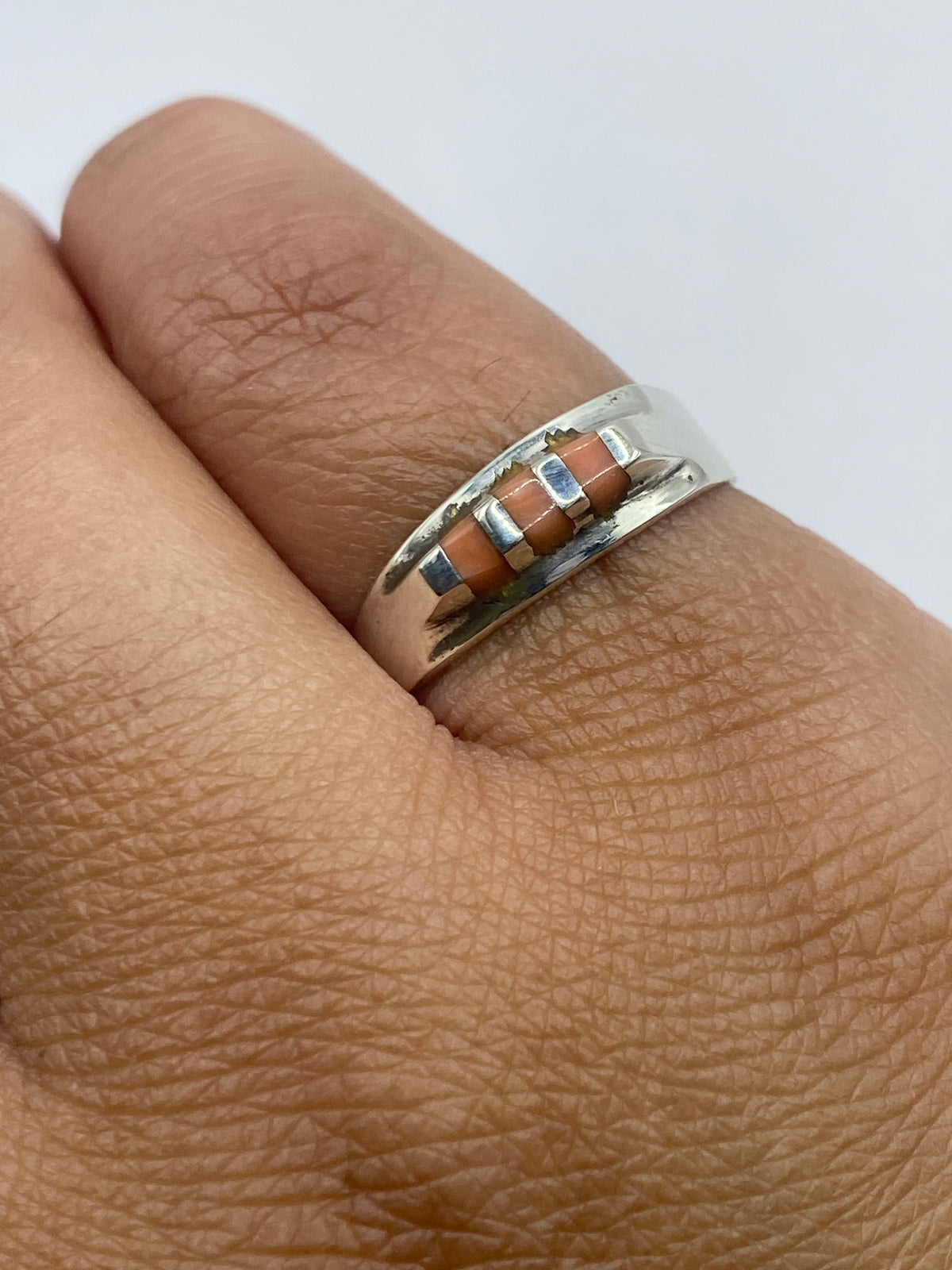 Anillo de Plata con Coral — Taxco 925 — foto 6