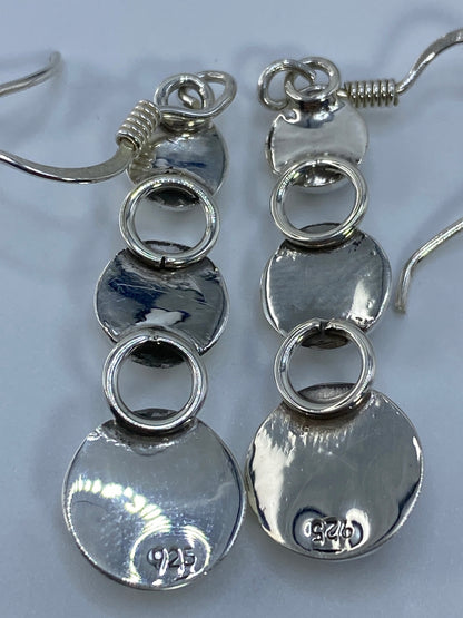 Aretes de Plata 925 con Ópalo de Fuego Rosa — Taxco — foto 5