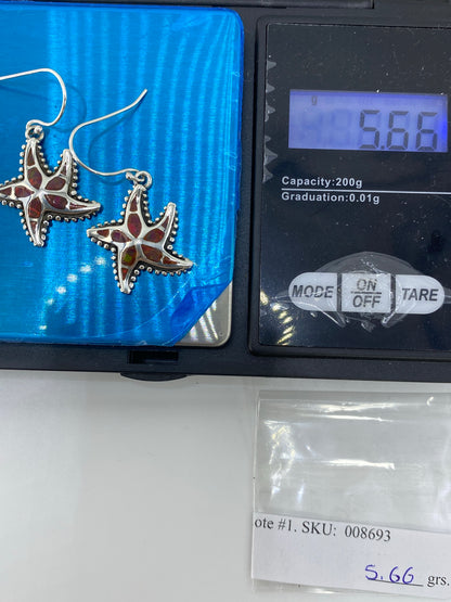 Aretes Plata 950 con Ópalo de Fuego — Taxco — foto 6