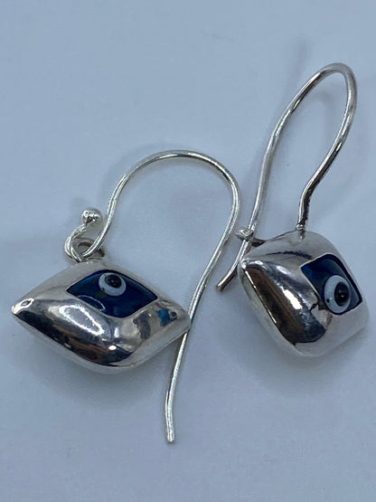 Aretes de Plata 925 con Piedra Azul Cielo — Taxco — foto 5