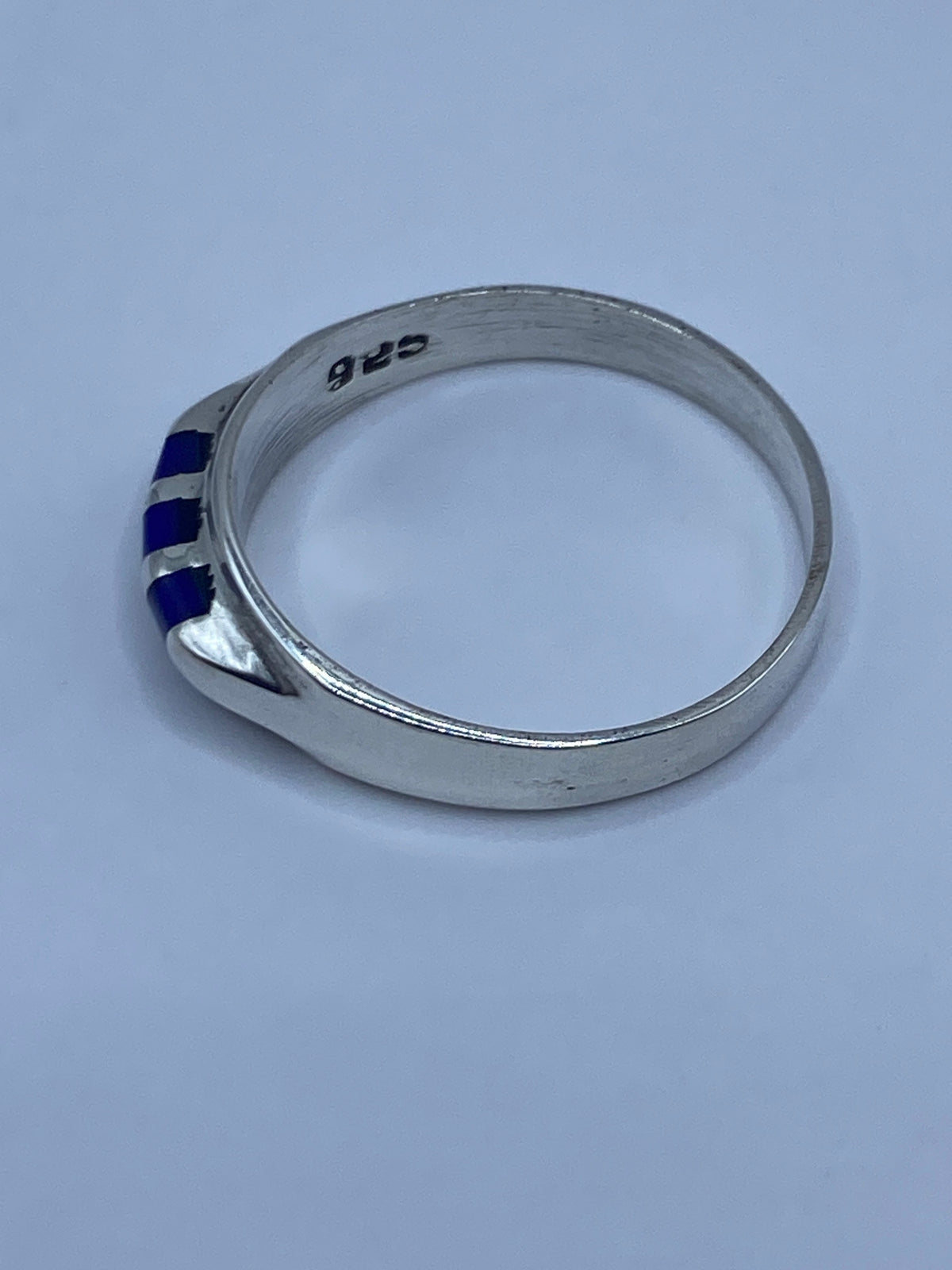 Anillo de Plata con Lapislázuli Azul — Taxco 925 — foto 5