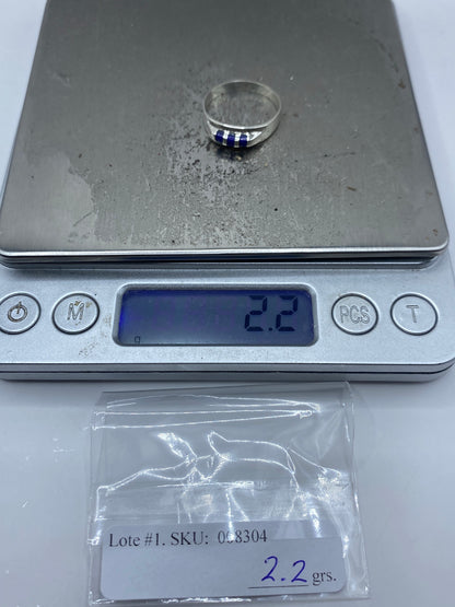 Anillo de Plata con Lapislázuli Azul — Taxco 925 — foto 7