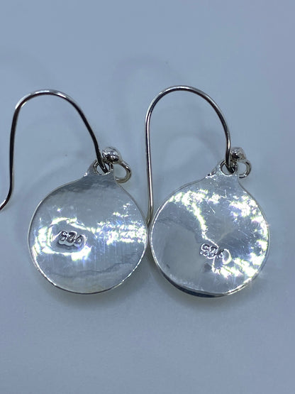 Aretes de Plata con Ópalo de Fuego — Taxco 925 — foto 5