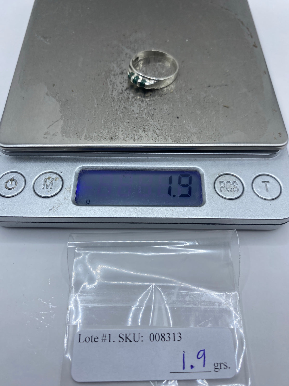 Anillo de Plata con Malaquita Verde — Taxco 925 — foto 7