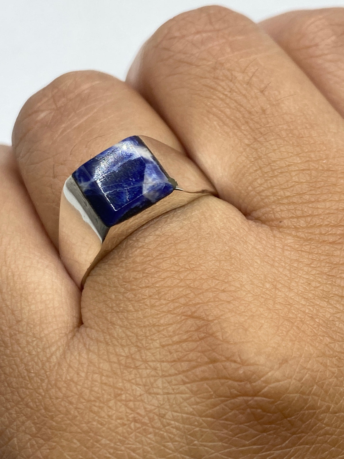 Anillo de Plata Lapislázuli Azul — Taxco 925 — foto 5