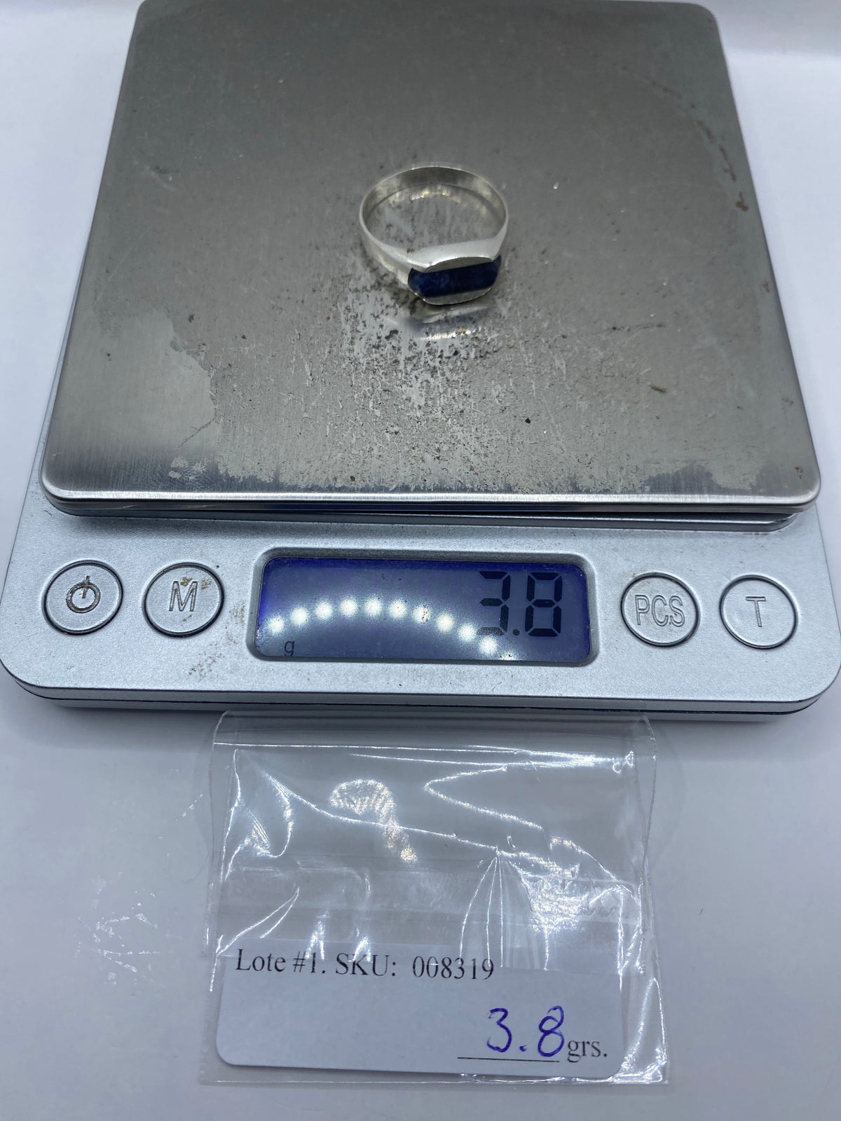Anillo de Plata con Lapislázuli Azul — Taxco 925 — foto 7