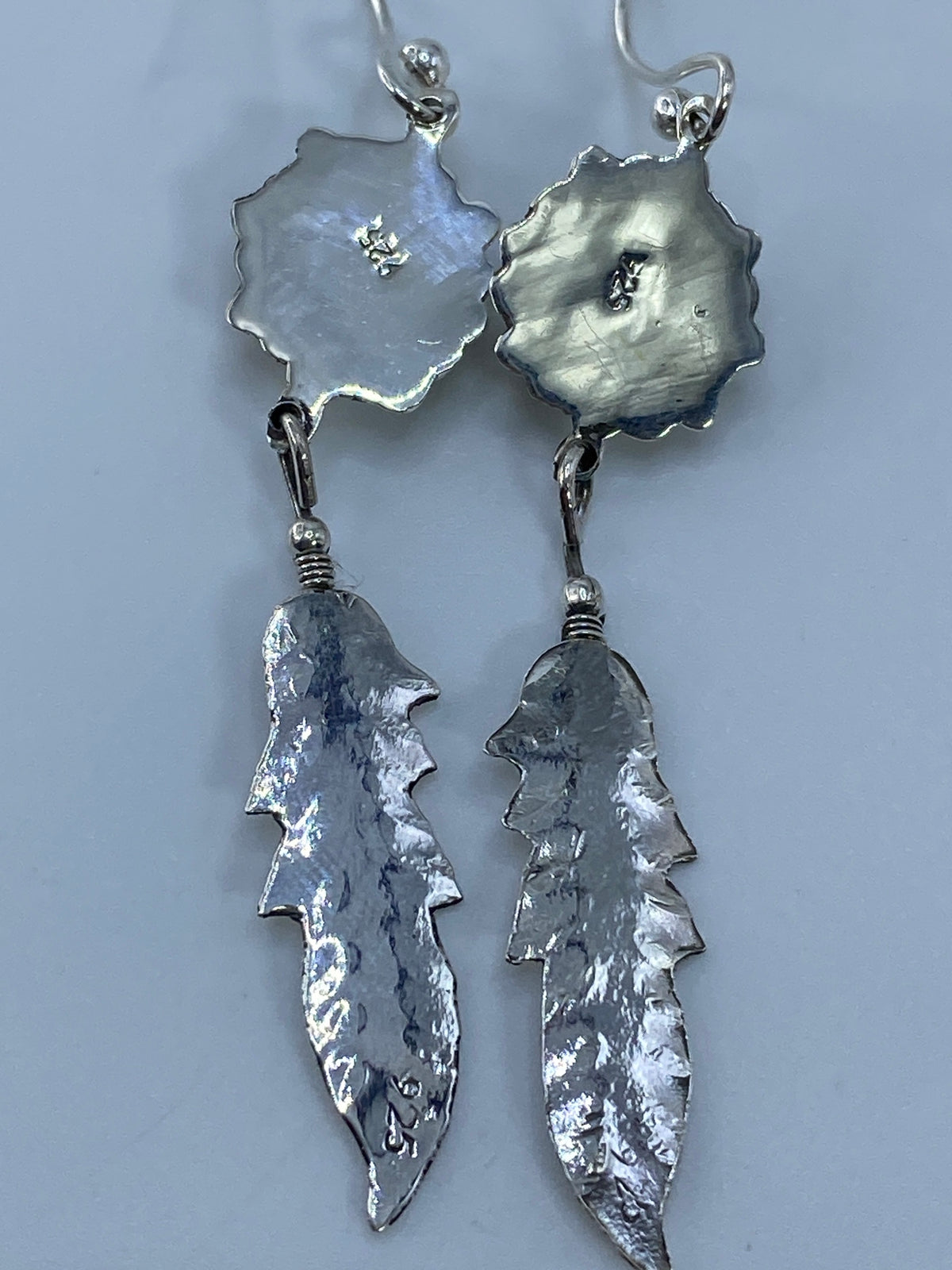 Aretes de Plata con Ópalo de Fuego Verde — Taxco 925 — foto 5